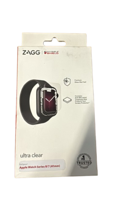 ZAGG - invisible shield ultra apple watch serious 8/7(41mm) screen protector - Clear