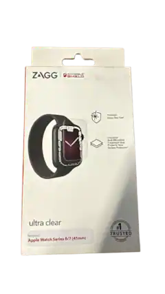 ZAGG | SHIELD
INVISIBLE ZAGG SHIELD
Premium Glass-like Feel
Contains i-Microbial Treatment that Protects Your Screen Protector*
ultra clear
for your Apple Watch Series 8/7 (41mm)
TRUSTED
