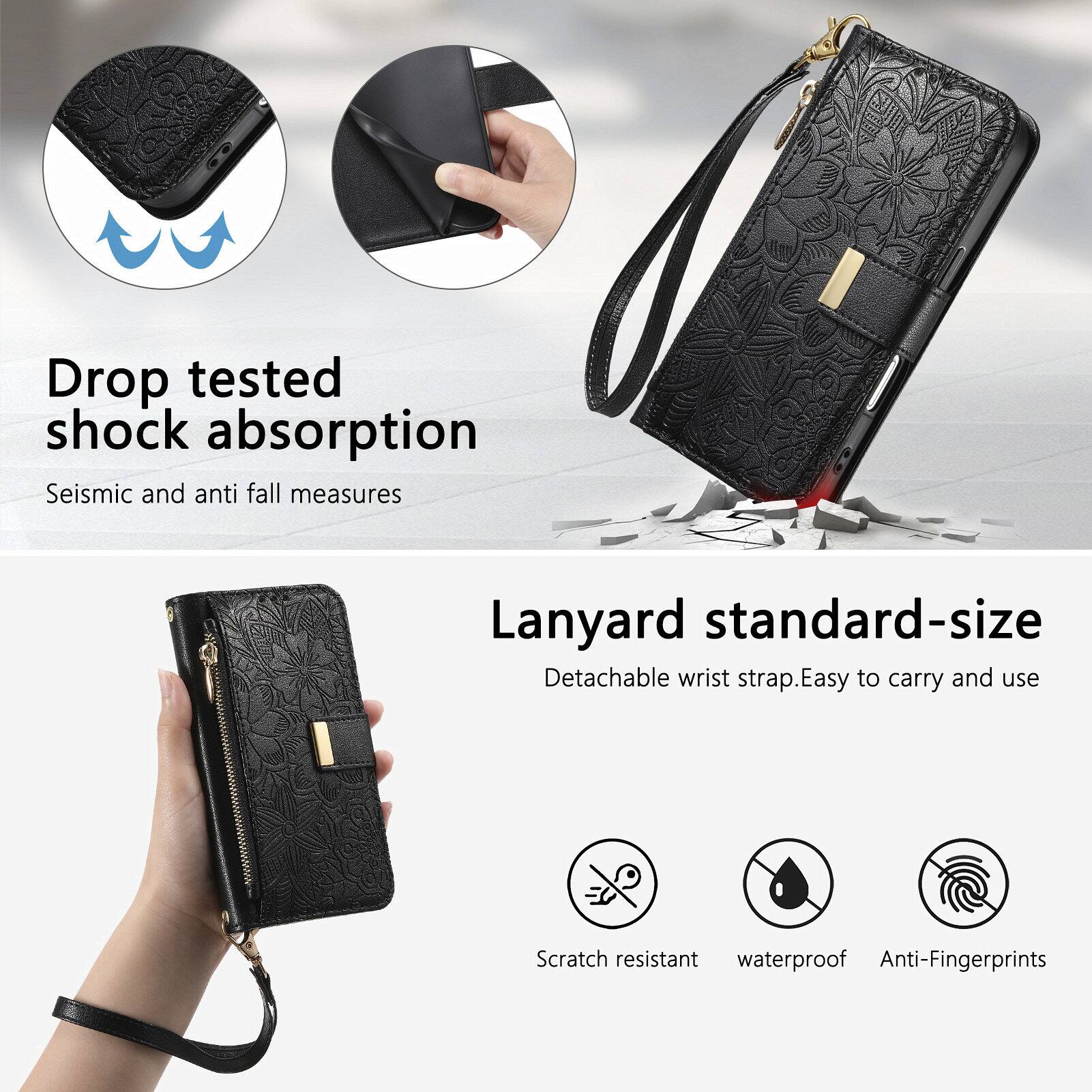 - Drop tested shock absorption
  - Seismic and anti fall measures

- Lanyard standard-size
  - Detachable wrist strap. Easy to carry and use

- Scratch resistant
- Waterproof
- Anti-Fingerprints