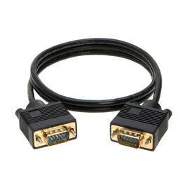 Cables Direct Online - SVGA VGA Male to Male Cable – 3ft, HD15 1080p Monitor Projector Video Cord with Gold-Plated Connectors - Black