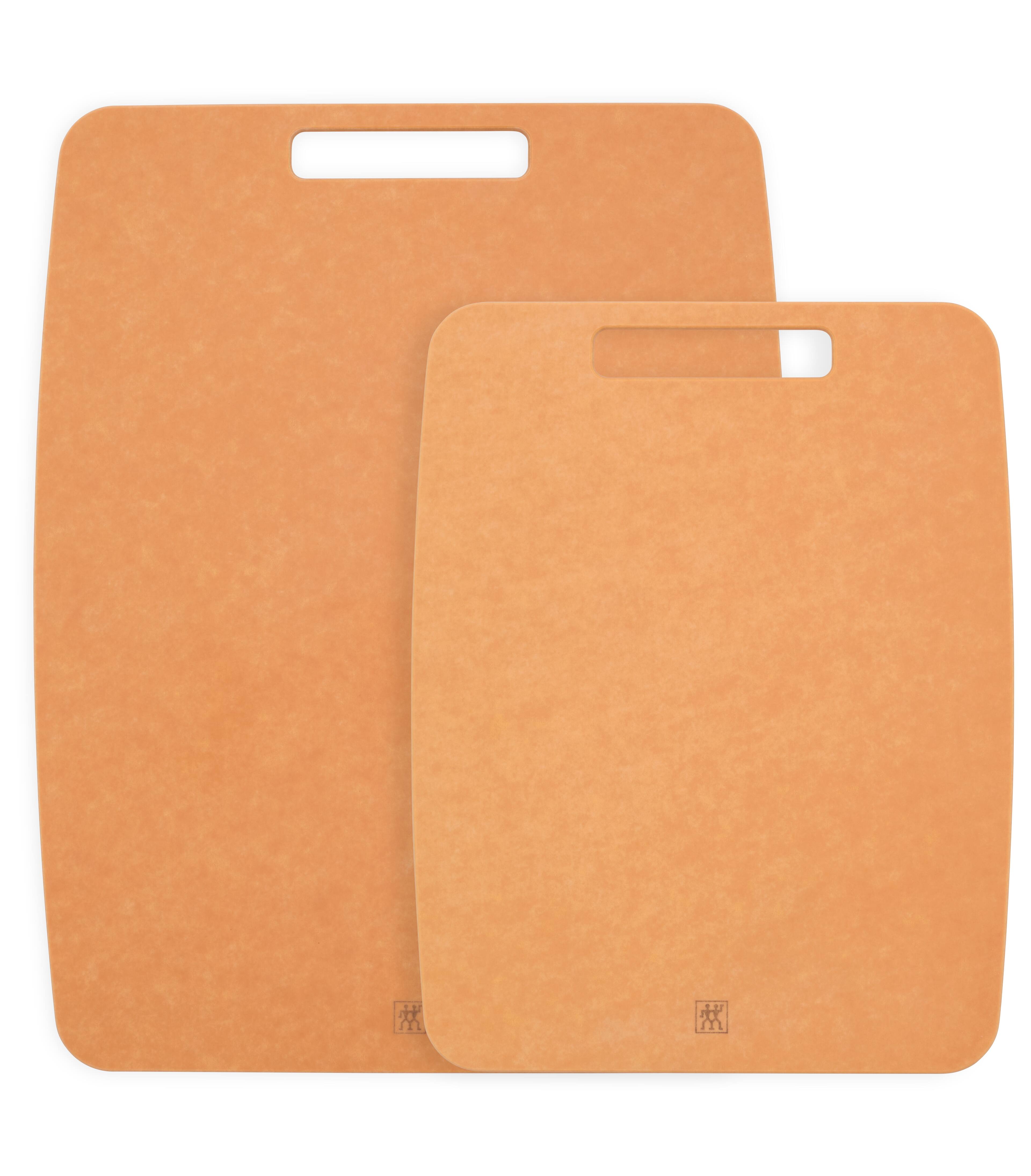 Front. ZWILLING - ZWILLING Plant Fiber 2-pc Cutting Board Set - Natural.