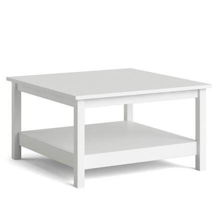 Front. Tvilum - Madrid Coffee Table, White - White.