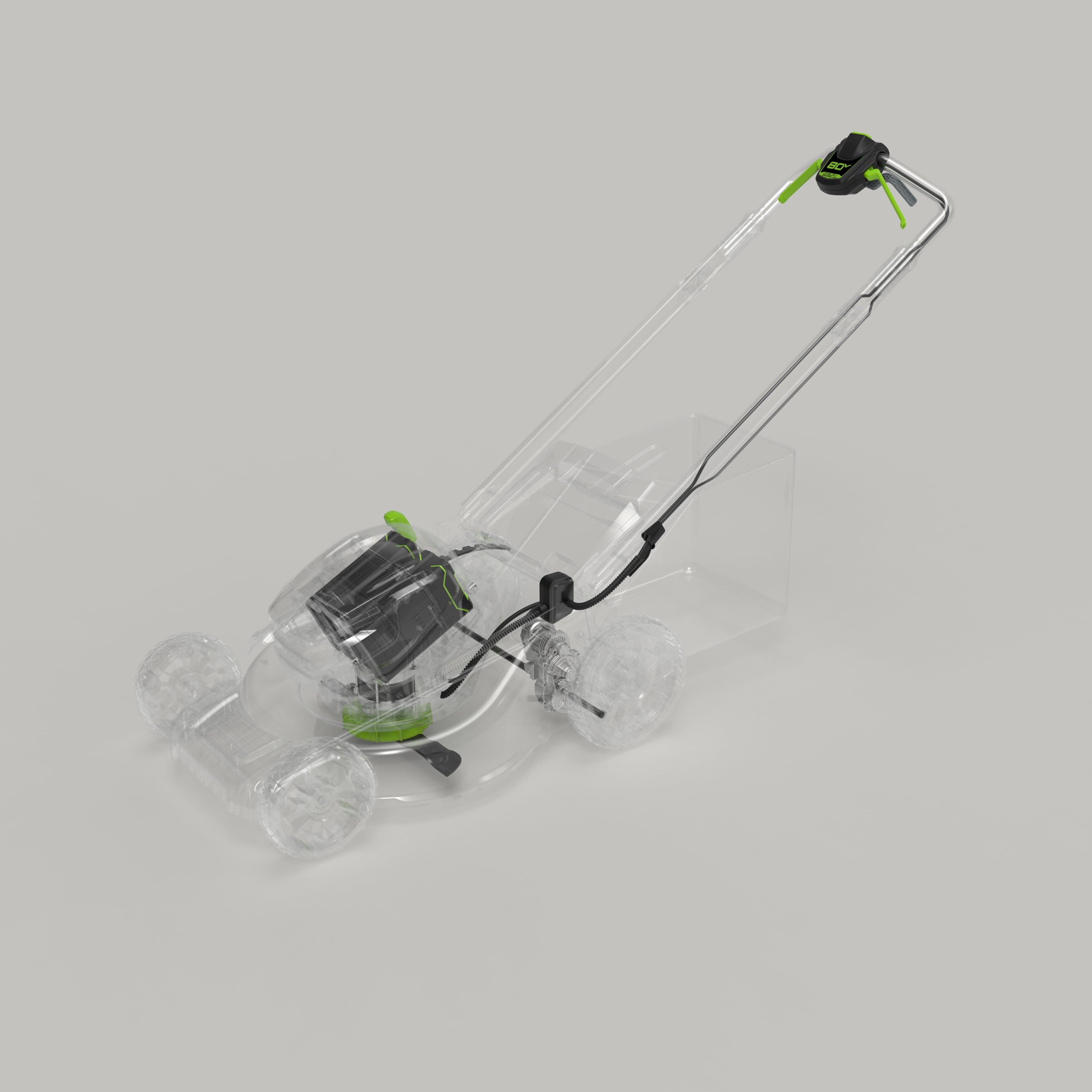 Greenworks - 80V 21” Cordless Self-Propelled Lawn Mower with (2) 4.0 Ah Batteries and Dual-Port Charger - Green