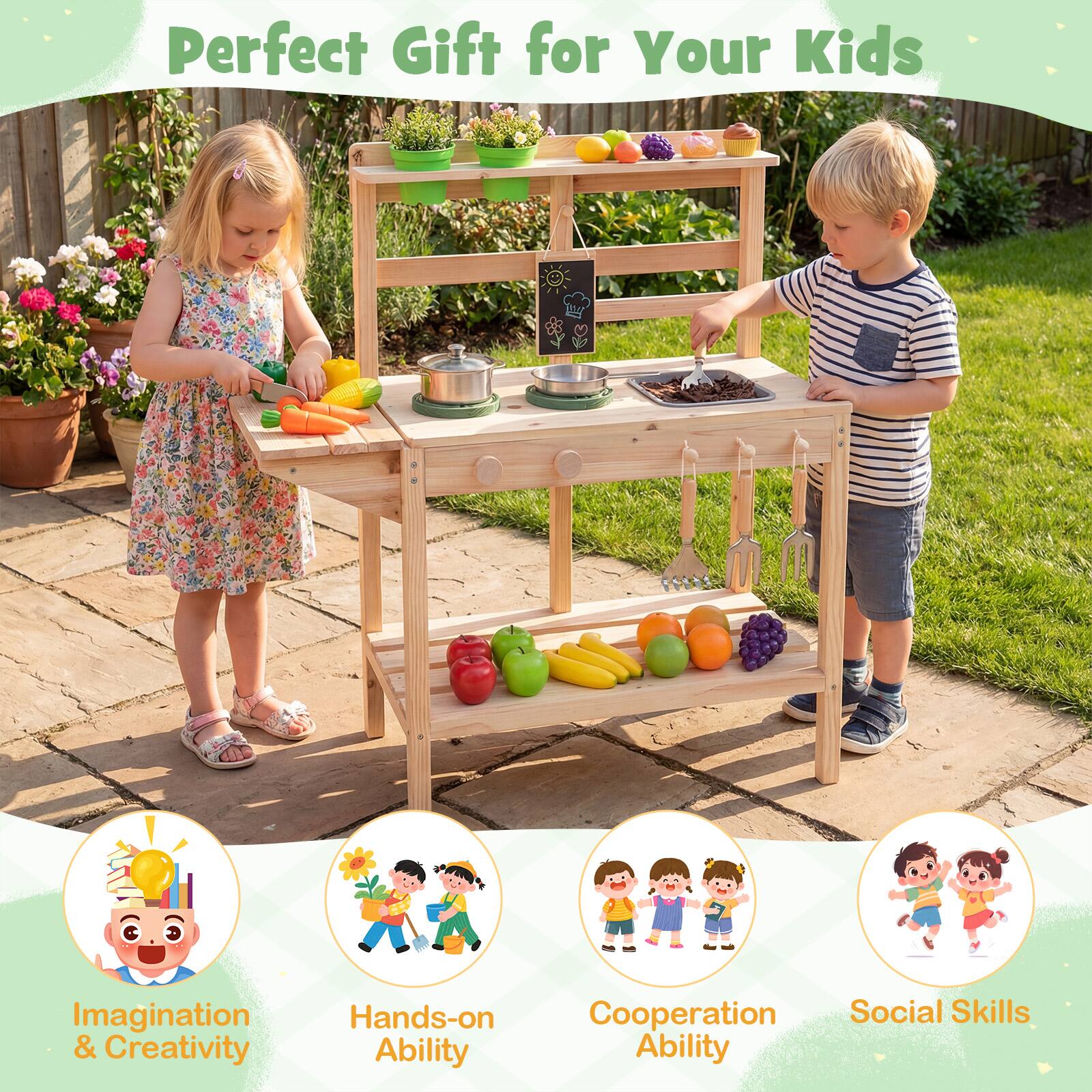 Perfect Gift for Your Kids

Imagination & Creativity  
Hands-on Ability  
Cooperation Ability  
Social Skills