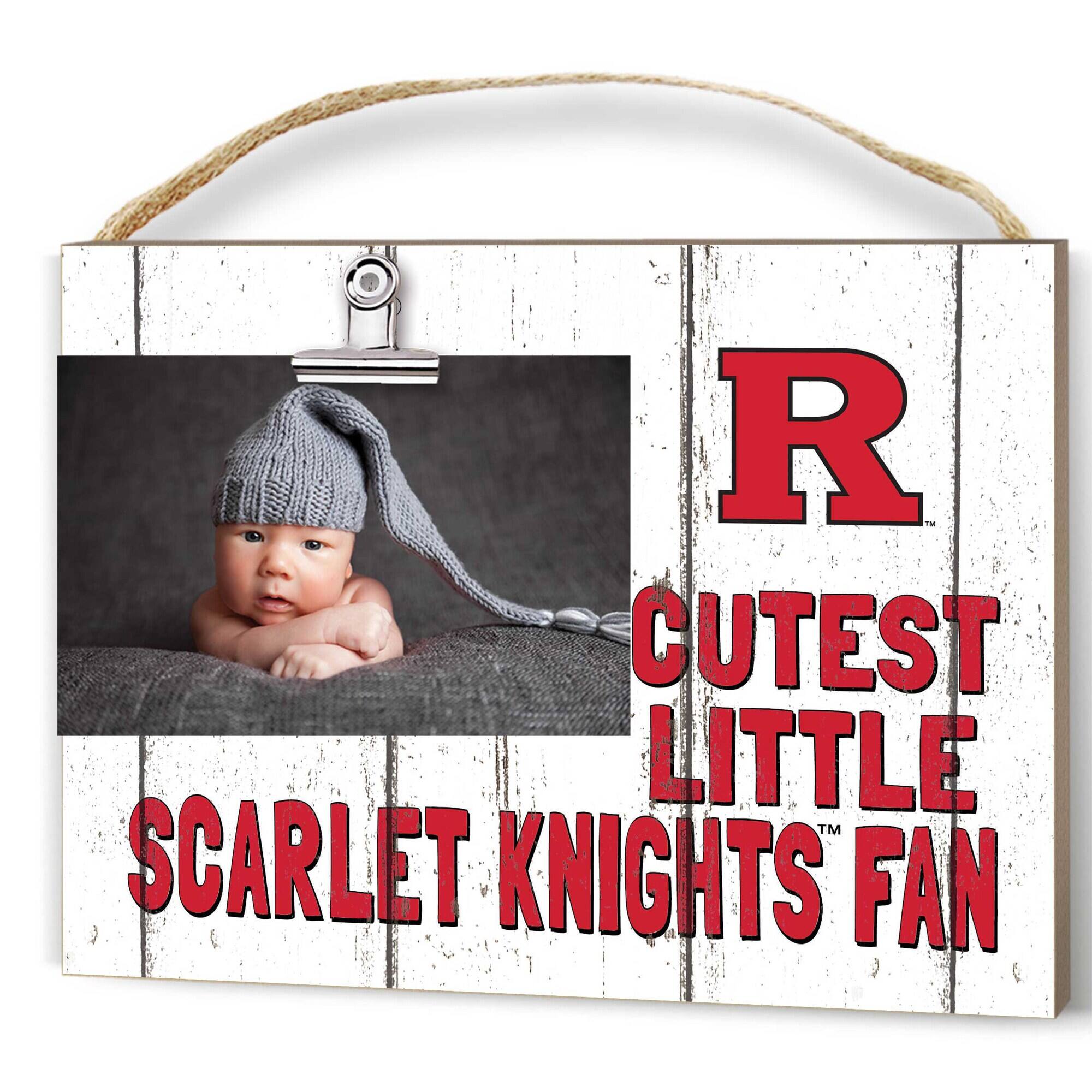 Rutgers Scarlet Knights 8'' x 10'' Cutest Little Weathered Logo Clip Photo Frame