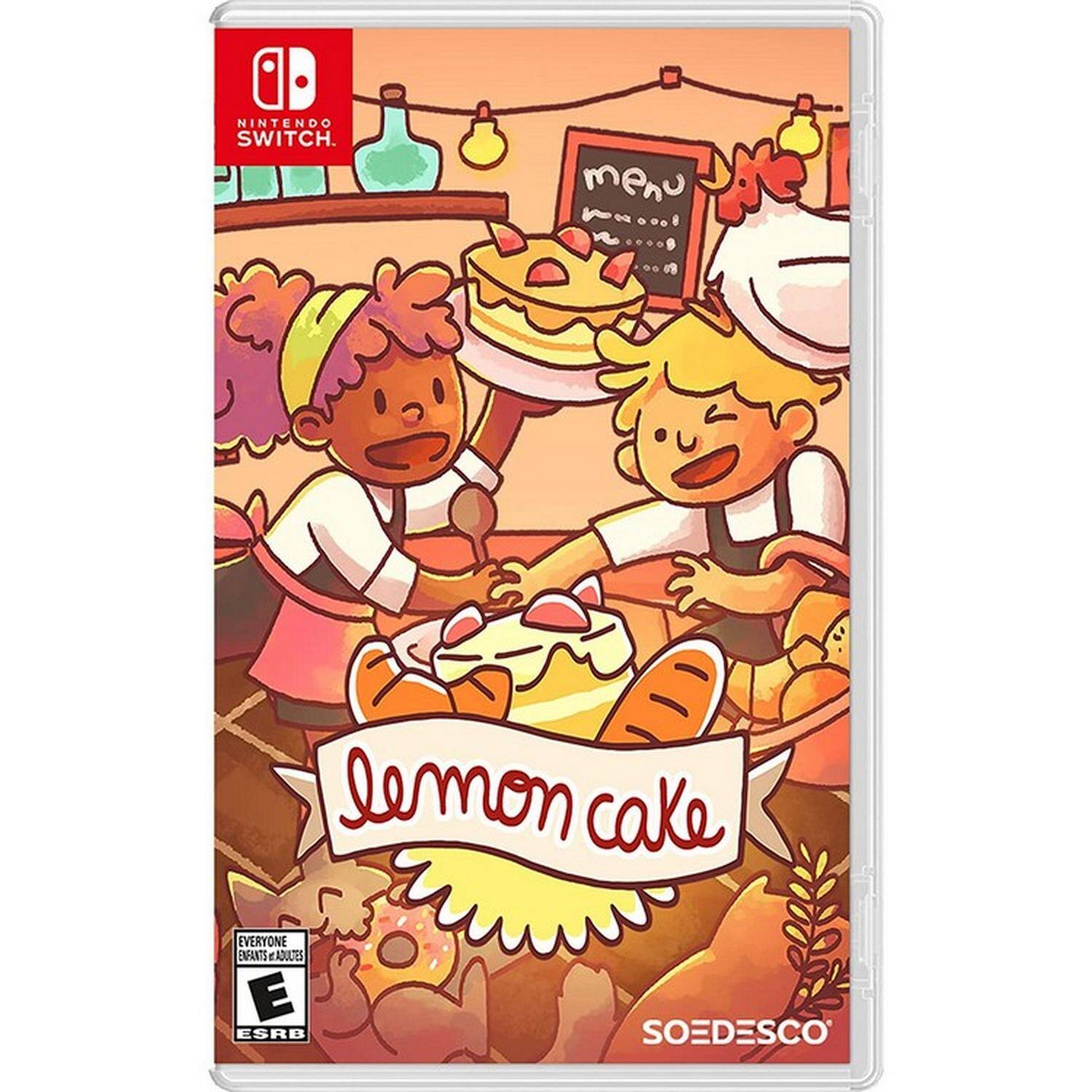 NINTENDO SWITCH

lemon cake

SOEDESCO

EVERYONE ENFANTS & ADULTES

E ESRB - E (Everyone)