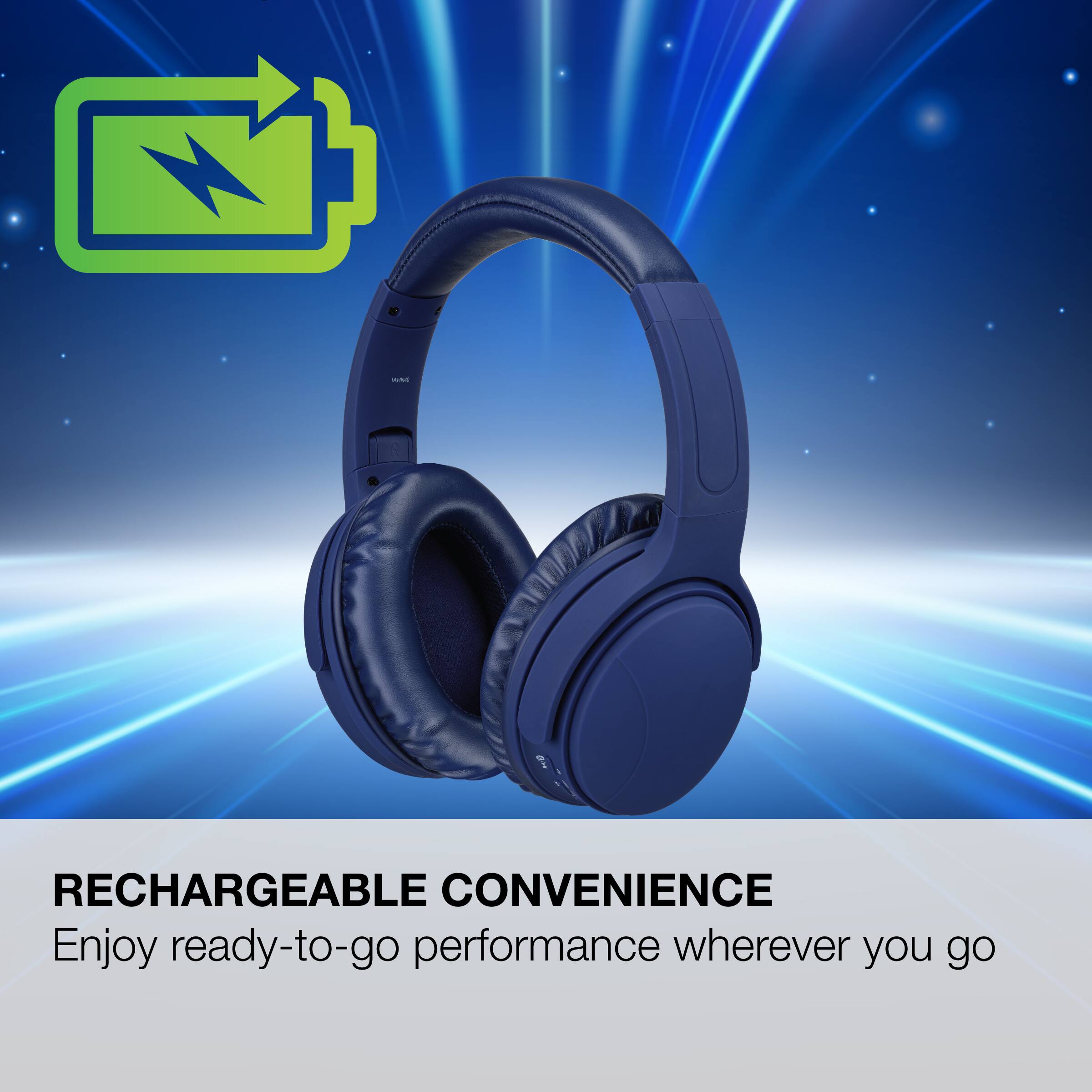 RECHARGEABLE CONVENIENCE  
Enjoy ready-to-go performance wherever you go
