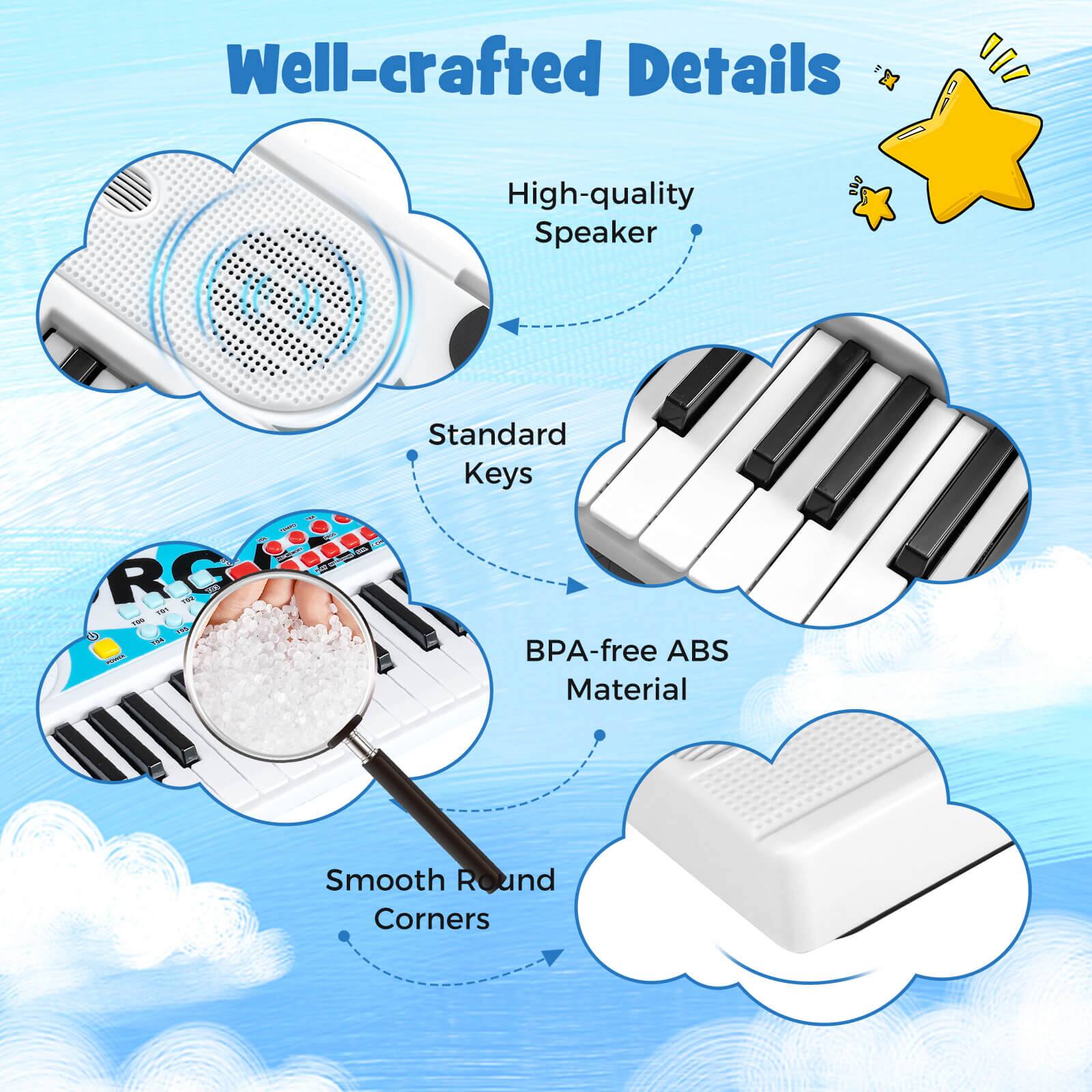 Well-crafted Details

- High-quality Speaker
- Standard Keys
- BPA-free ABS Material
- Smooth Round Corners