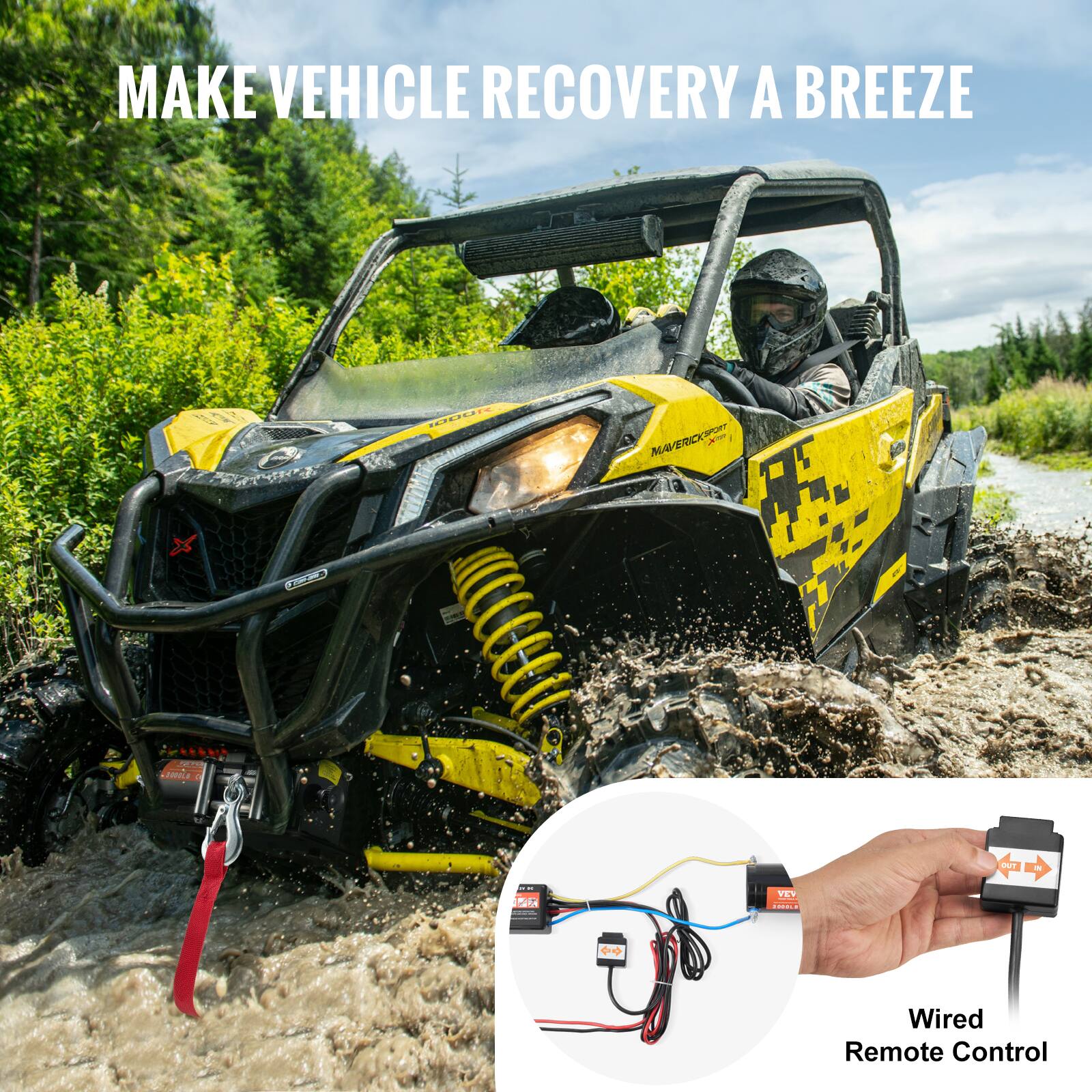 MAKE VEHICLE RECOVERY A BREEZE

1000T MAVERICK

Wired Remote Control