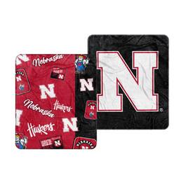 Logo Brands - Nebraska Huskers 50- x 60- Dream Weave Throw Blanket - Red
