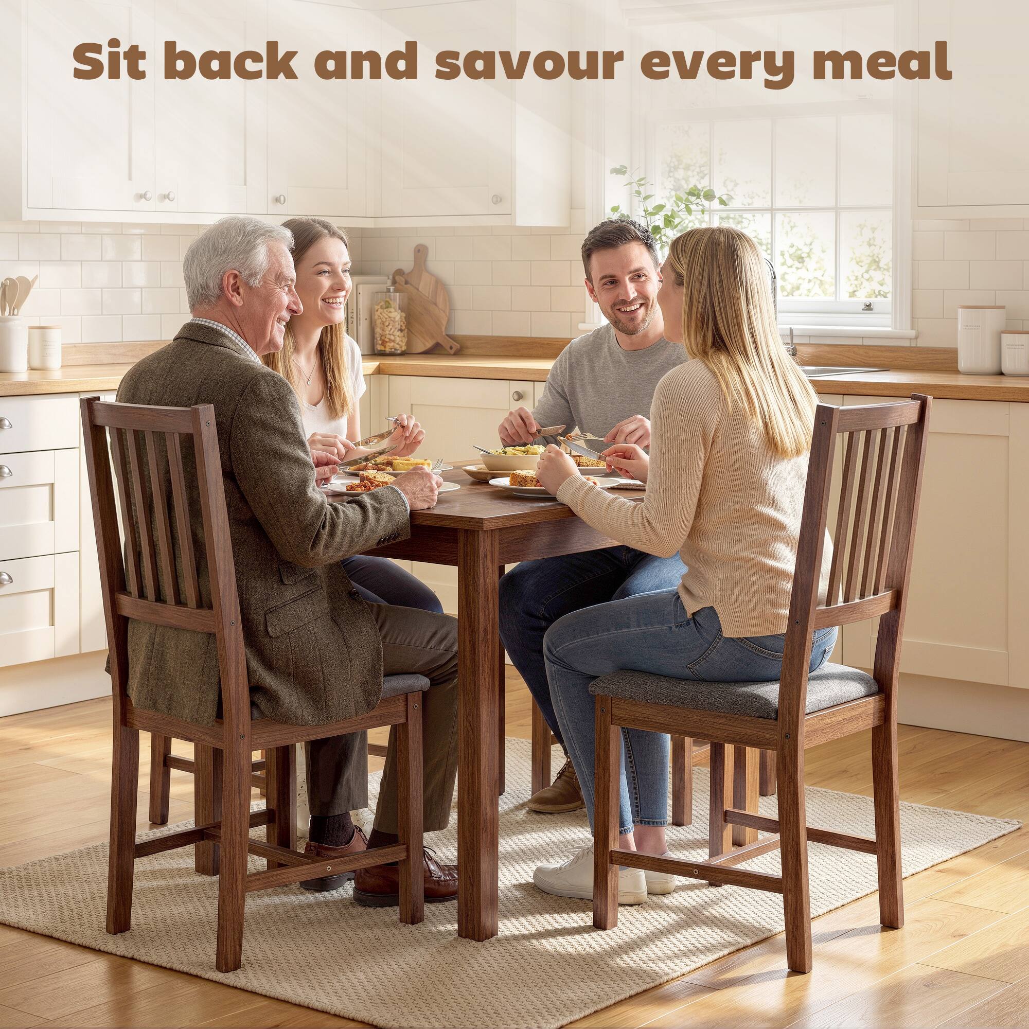 Sit back and savour every meal