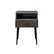 Front Zoom. Walker Edison - Contemporary 1-Drawer Side Table - Slate Grey/Black.