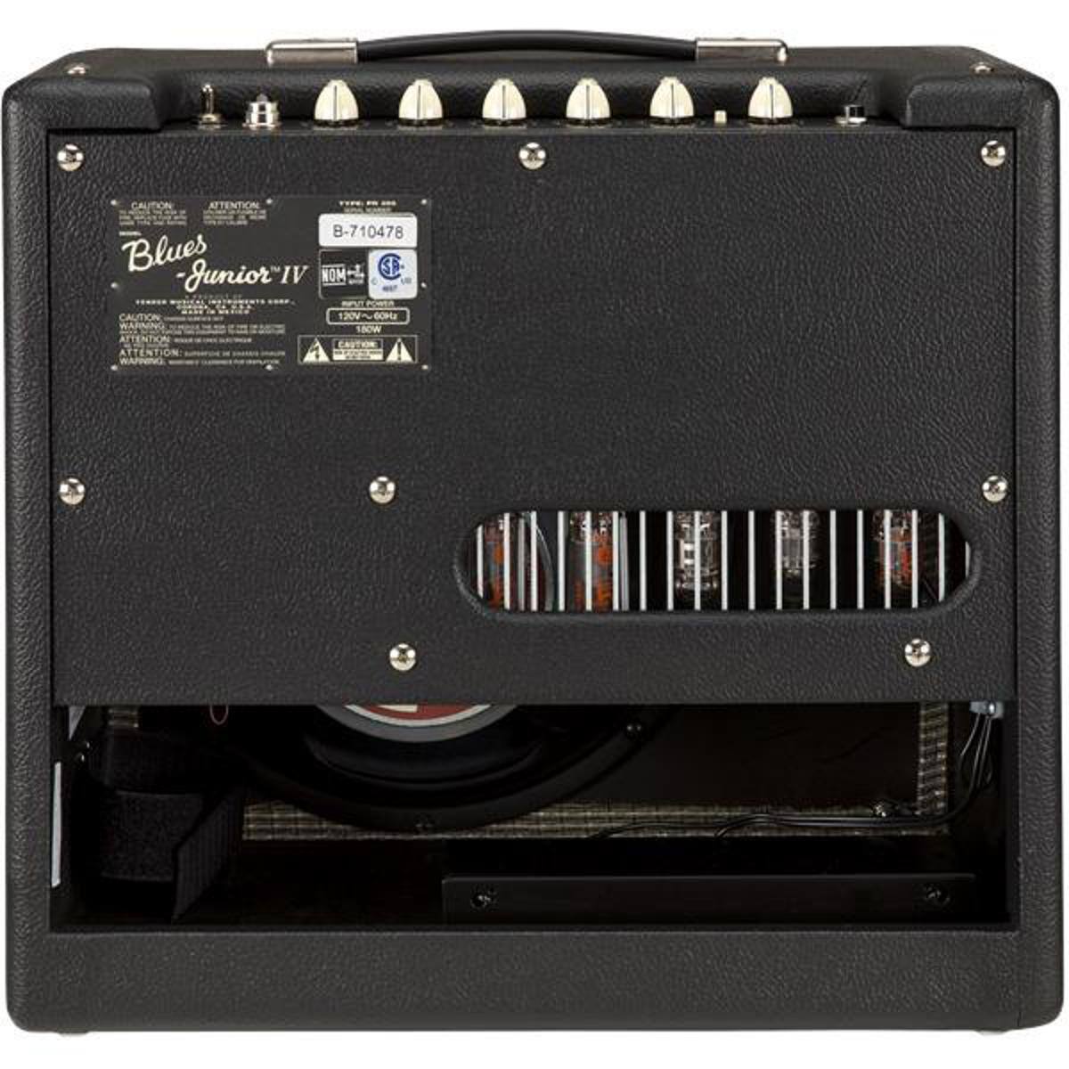 CAUTION ATTENTION  
B-710478  
Blues Junior IV  
NOM 120V~60Hz 100W  
WAPN sBcw  
ATTENTION ATTENTION