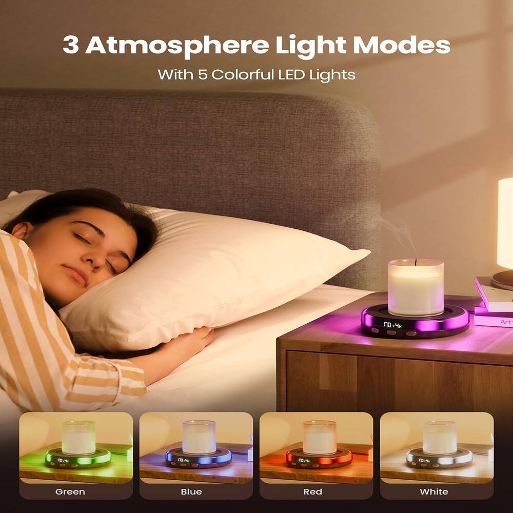 3 Atmosphere Light Modes  
With 5 Colorful LED Lights  

Green  
Blue  
Red  
White