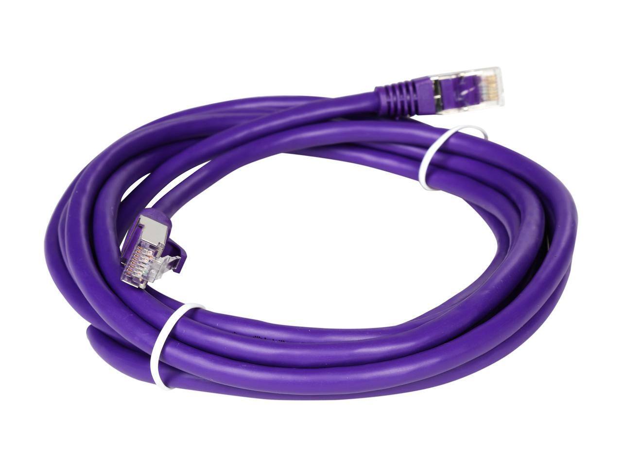 Alt View 1. Cables to Go - C2G 00906 Cat6 Cable - Snagless Shielded Ethernet Network Patch Cable, Purple (10 Feet, 3.04 Meters).