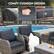 COMFY CUSHION DESIGN
- Soft Backrest
- High-Density Elastic Sponge
- 4" Thick Cushion