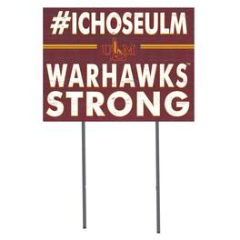 Jardine - ULM Warhawks 18" x 24" I Chose Yard Sign - Maroon
