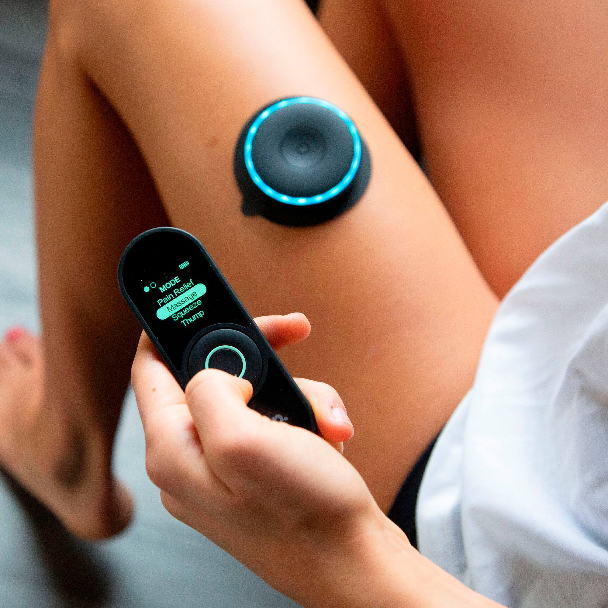 The text on the image reads "Massage Thump."