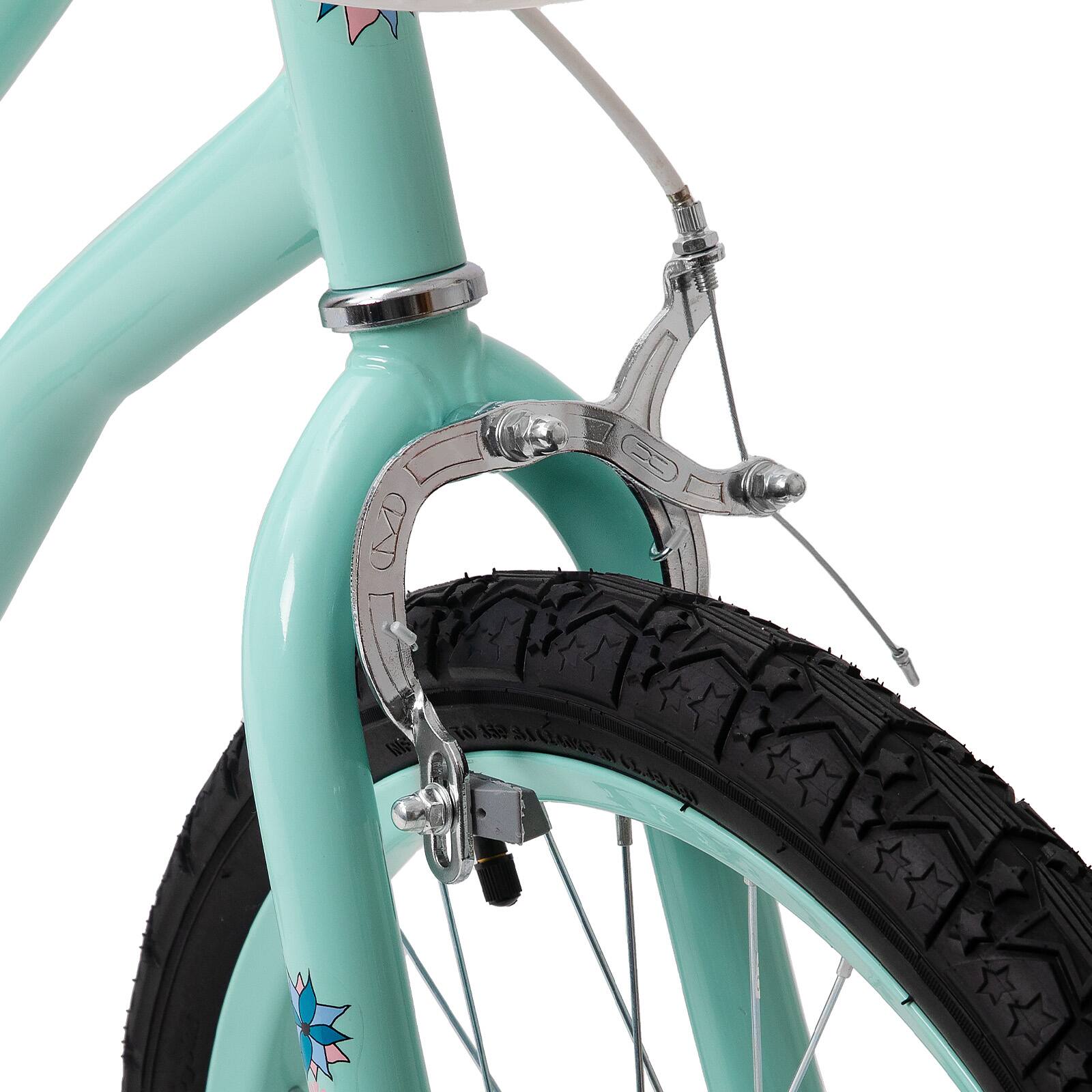 Alt View 4. JOYSTAR - JOYSTAR Manteca 20 Inch Kids Bike with Training Wheels, Banana Seat Bike for Girls Ages 7 and Up, Kids' Bicycle, Green - Green.