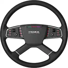 Moza Racing - Truck Standalone Sim Racing Wheel for PC - Black