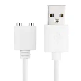 Unique Bargains - Magnetic USB DC Charger Cable, 7mm, 2.6ft, USB, Single Polarity - for Rechargeable Toys & Electric Toothbrush - White