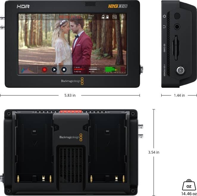 その他 Blackmagic Video Assist 5\" 12G HDR Blackmagic Video Assist 5” 12G HDR | Blackmagic Design Store