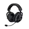 Front. Logitech - PRO X 2 LIGHTSPEED Wireless Over-the-Ear Gaming Headset for PC, PS5, PS4, Nintendo Switch - Black.