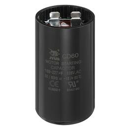 Unique Bargains - CD60 Capacitor 189-227 Mfd, 125 VAC Run Motor Start Capacitor for Electric Fan/Well Pump - Black