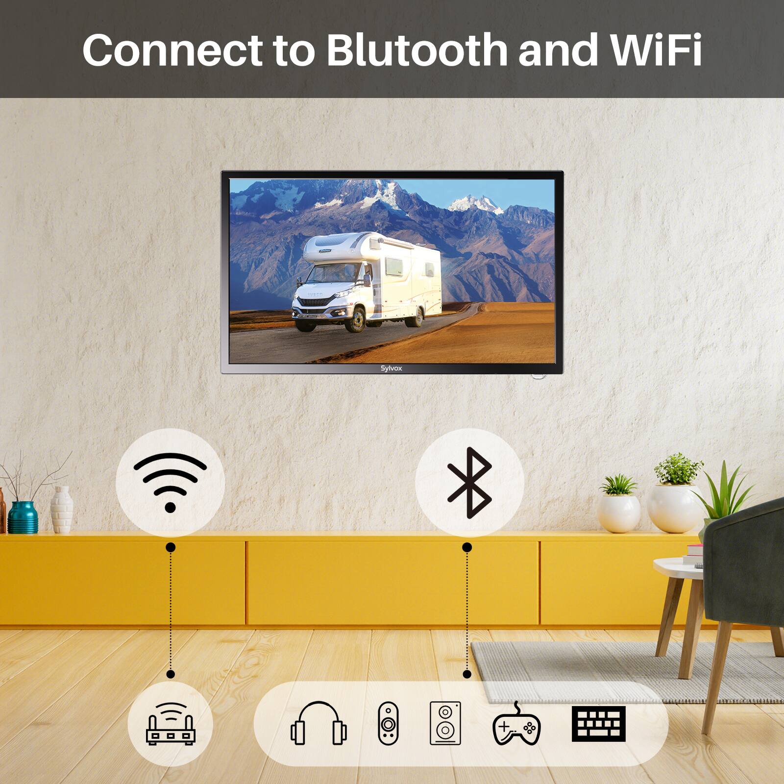 Connect to Bluetooth and WiFi