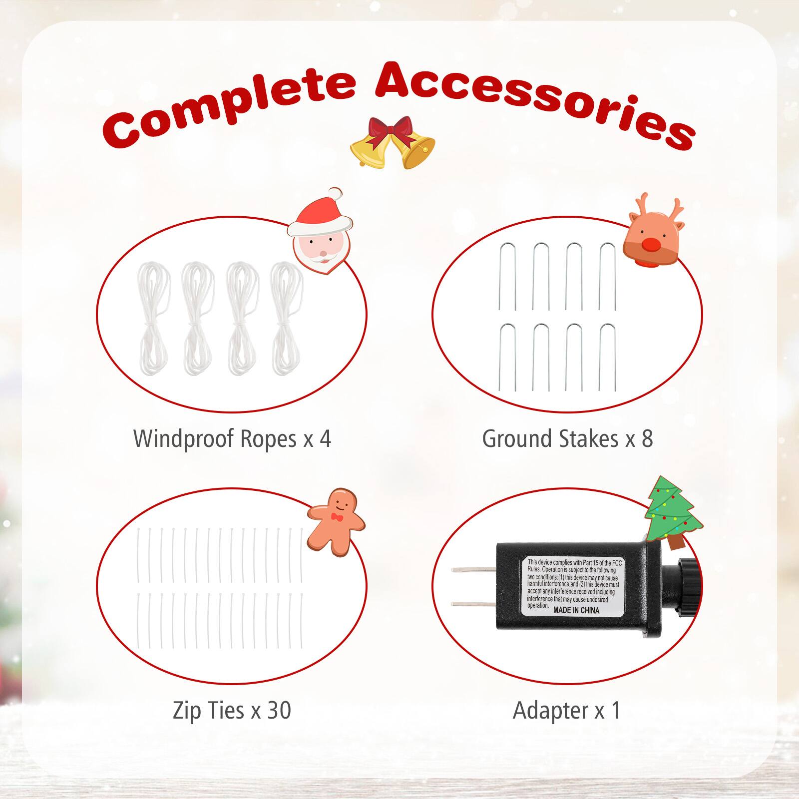 Alt View 9. Costway - Costway 10.4 FT Christmas Archway with Large Bow & Warm White LED Lights, Widened Bases - Red,White.