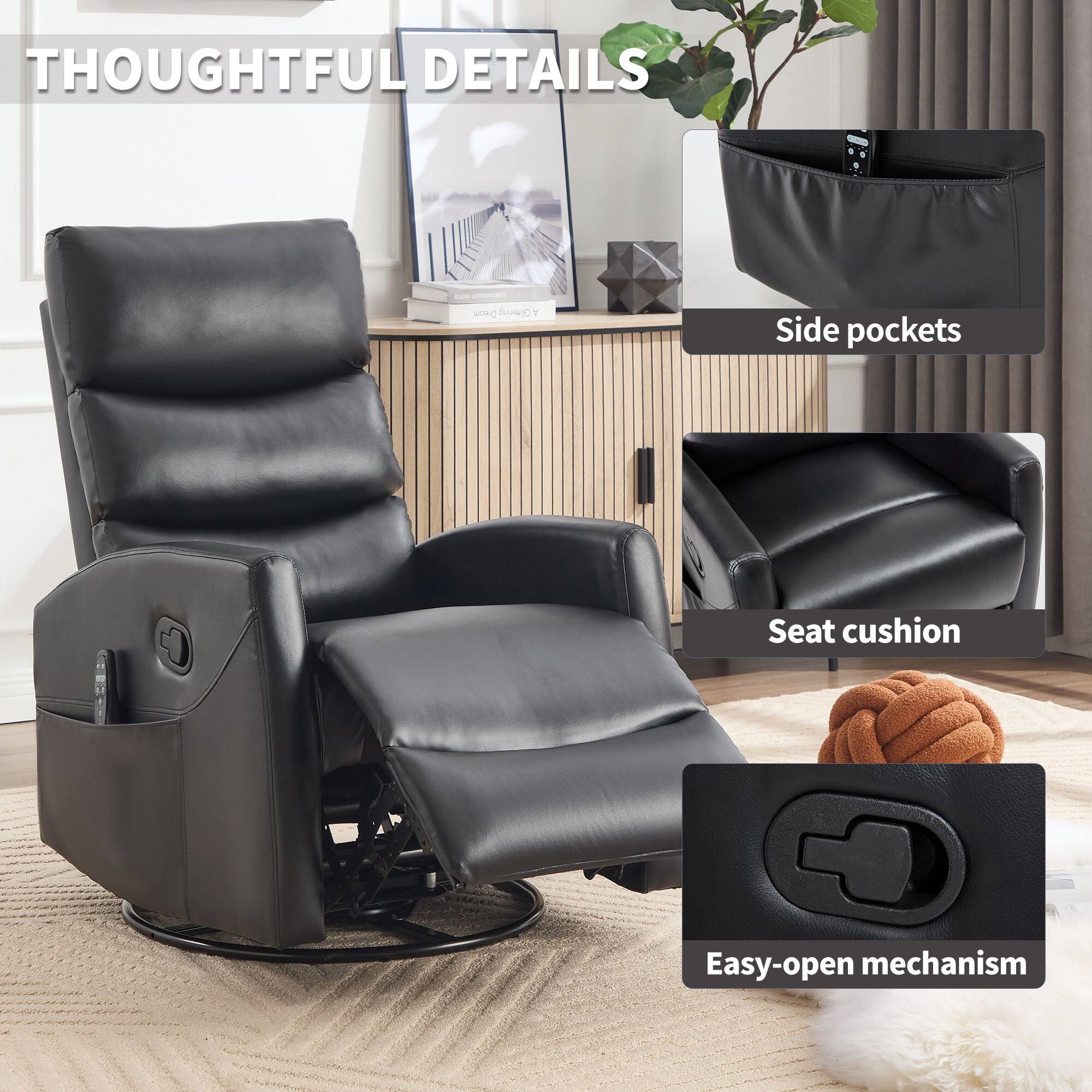 THOUGHTFUL DETAILS

- Side pockets
- Seat cushion
- Easy-open mechanism