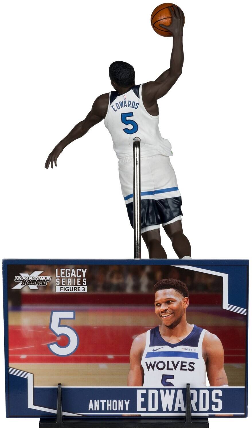 EDWARDS 5 LEGACY S MCFARLANE'S SPORTSPICKS SERIES FIGURE 3 5 sezzie WOLVES 5 ANTHONY EDWARDS