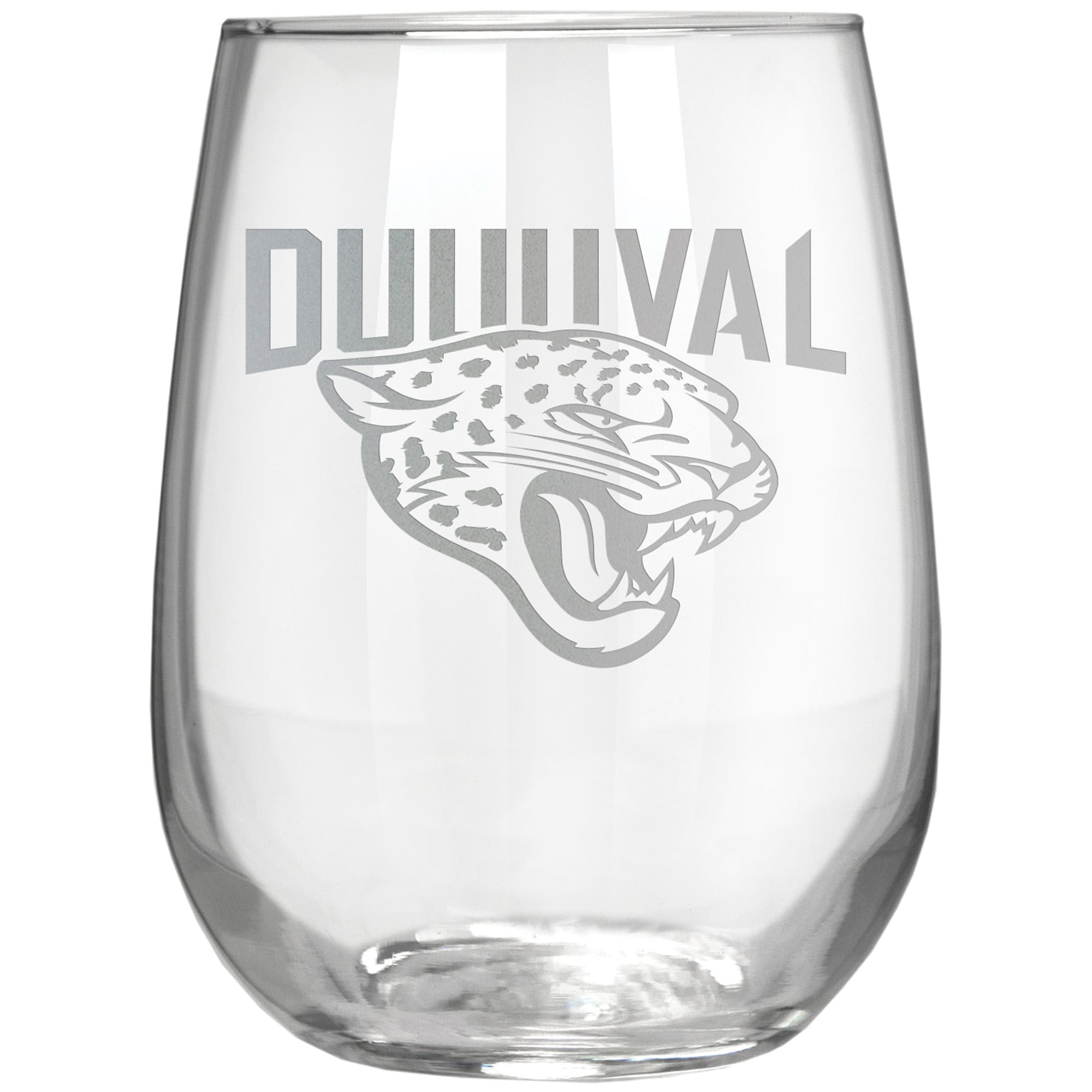 Front. Great American Products - Etched 17oz. Rally Cry Stemless Wine Glass - Multicolor.