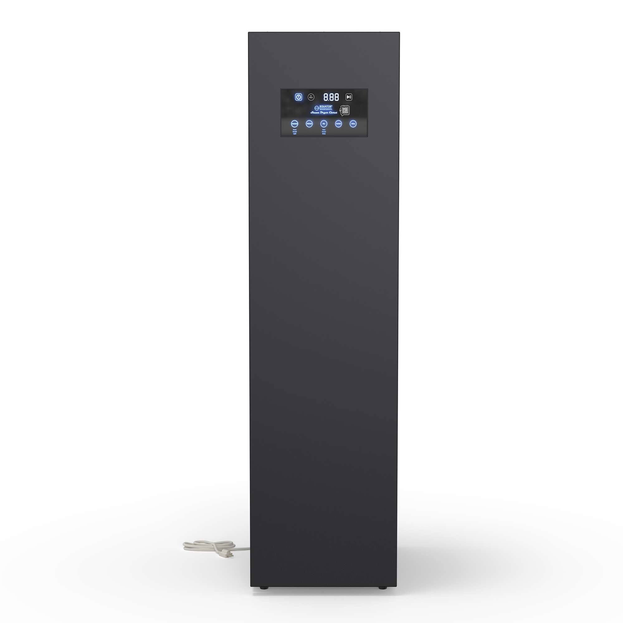 Front. Equator - Equator SDC 760 7.6cf Smart Steam Closet Dryer 4 Moving Hangers Quick20 Refresh Sanitize Deodorize Garment Care - Black.