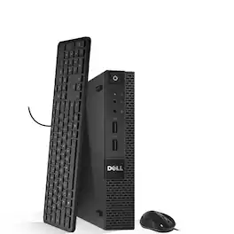 Dell - Refurbished Excellent - OptiPlex 3020 Tiny Desktop Computer PC | Intel i5-4th 2.90GHz | 8GB DDR3 RAM | 512GB SSD | KB & Mouse | Wi-Fi| Window11 - Black