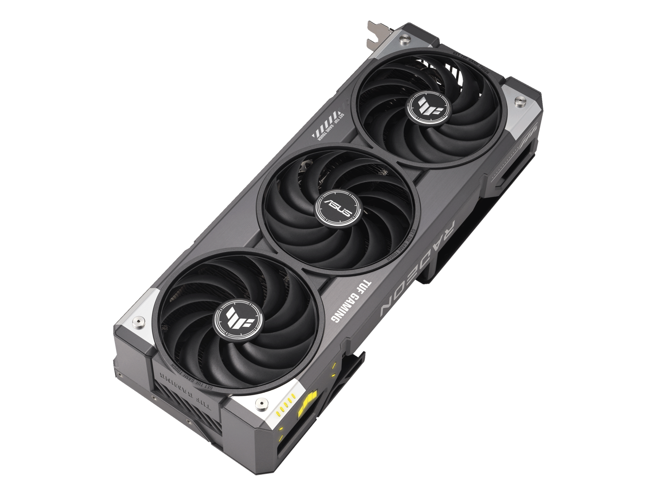 CN nLin un il I W GAME ABENS RSMNN 0Oa 4INI S0 THE GET L THE ASUS W BL RA TE I w GAMING TUF RADEON

Corrected text:
CN nLin un il I W GAME ABENS RSMNN 0Oa 4INI S0 THE GET L THE ASUS W BL RA TE I w GAMING TUF RADEON

The text appears to be a mix of random characters and words. Here is a possible corrected version based on the context of the image (a graphics card):

ASUS TUF GAMING RADEON RX 6900 XT