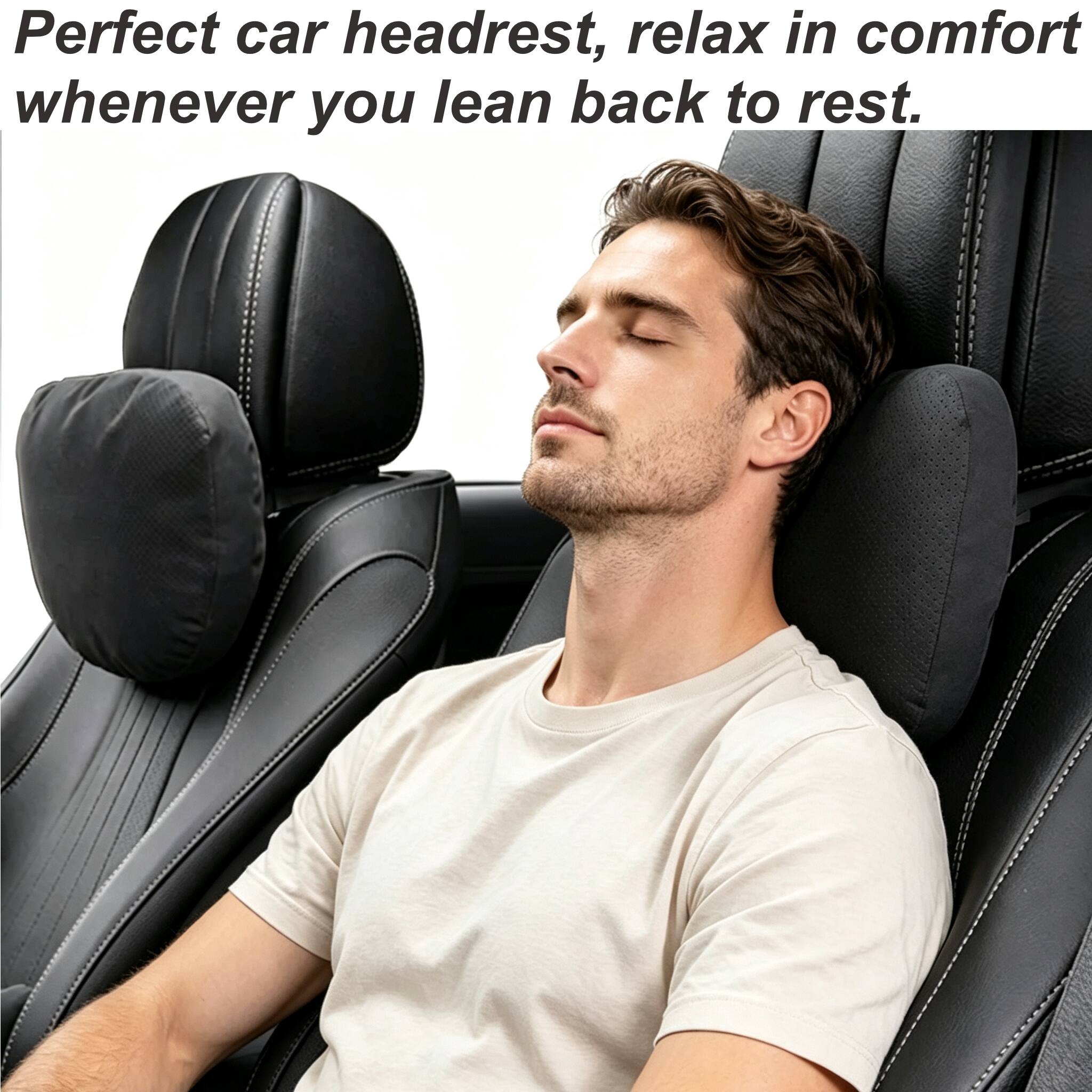 Perfect car headrest, relax in comfort whenever you lean back to rest.