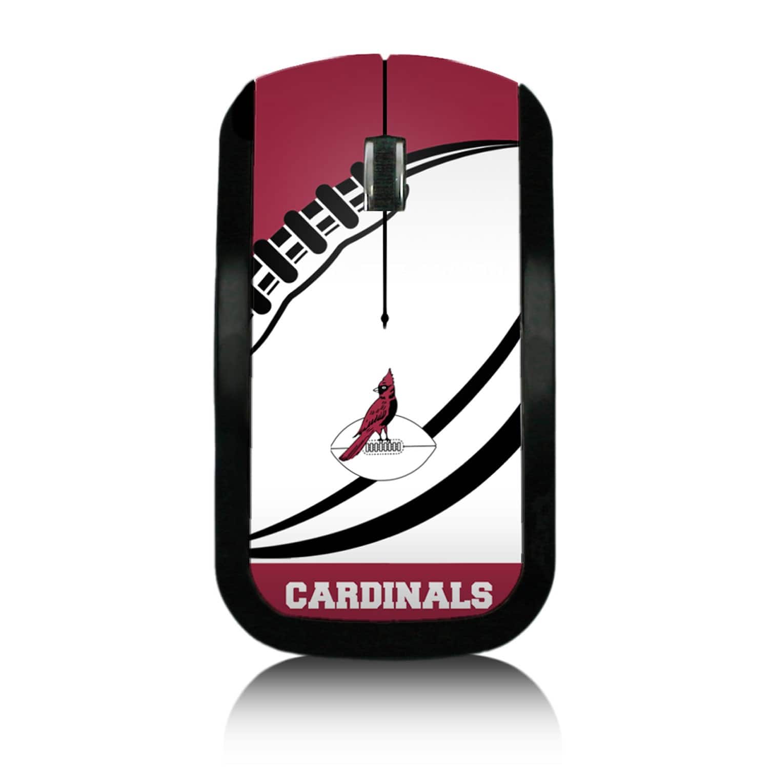 Keyscaper - Chicago Cardinals Passtime Design Wireless Mouse - Wireless - Multicolor