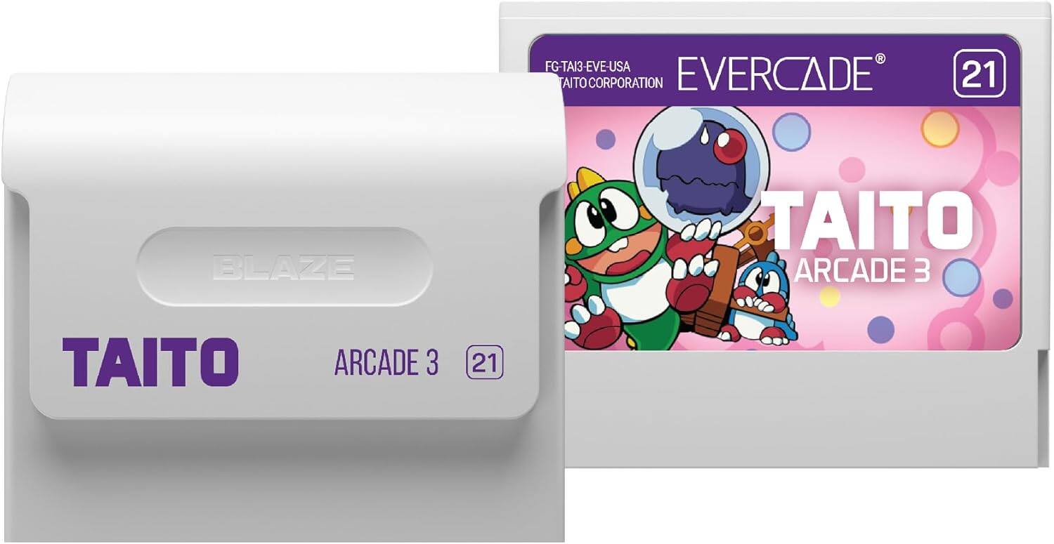 R FG-TAI3-EVE-USA EVERCADE TAITO CORPORATION 21 BLAZE TAITO ARCADE 3 TAITO ARCADE 3 21