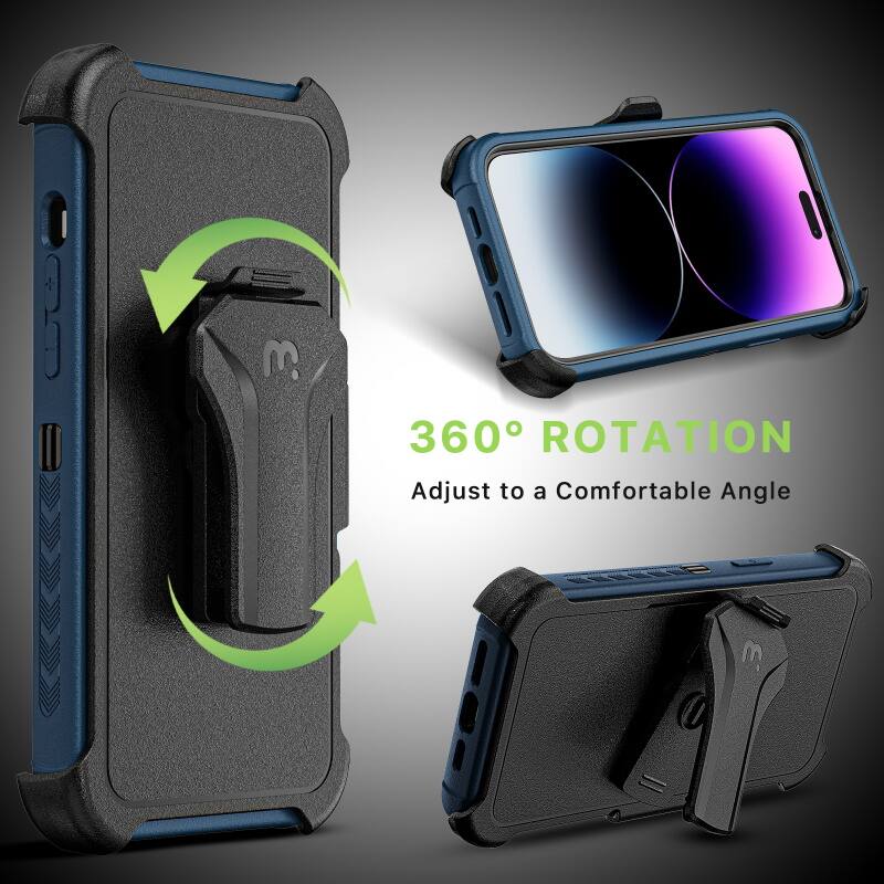 E. 360° ROTATION Adjust to a Comfortable Angle