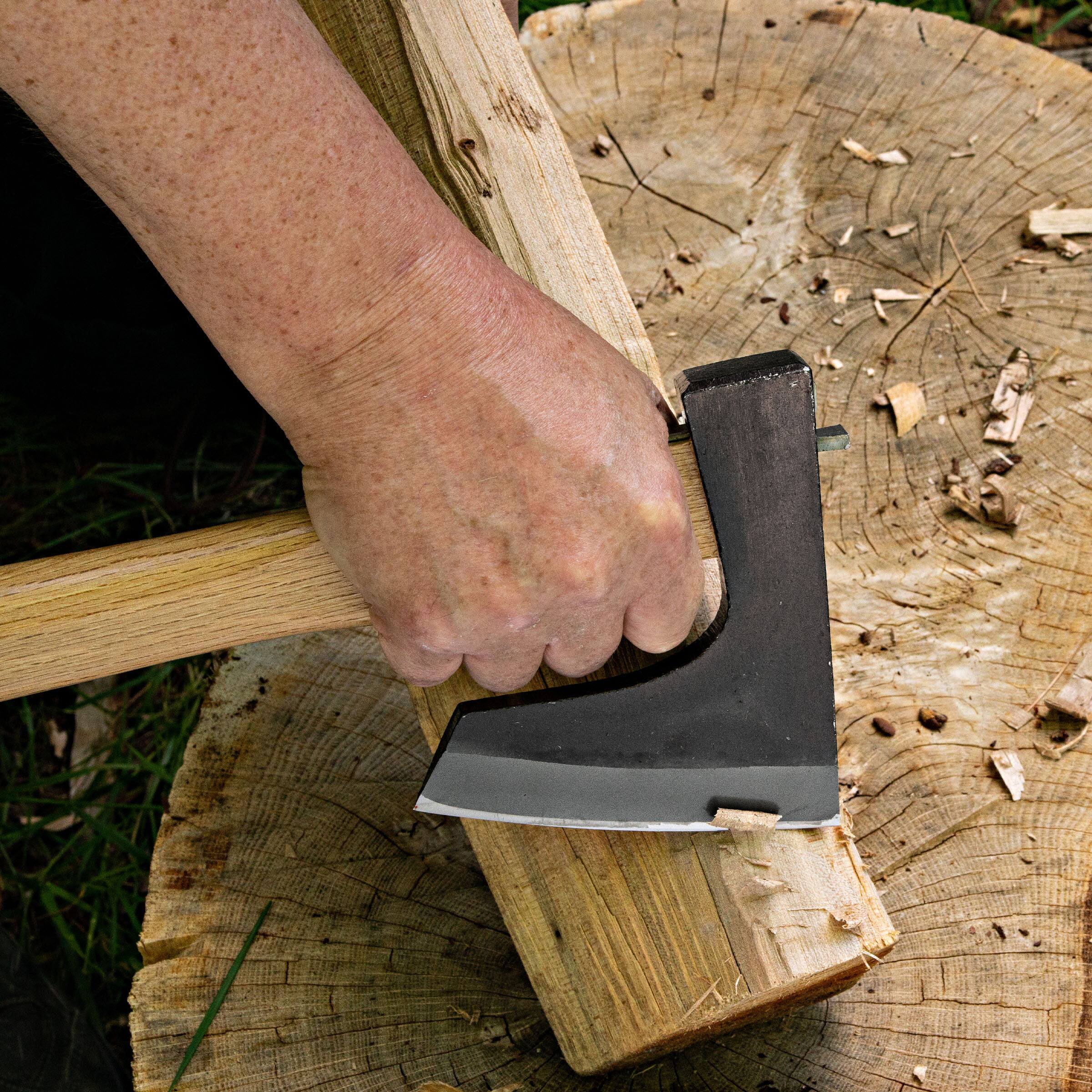 Alt View 2. Kings County Tools - Hatchet Axe for Camping, Gardening, Survival, and Bushcraft 13” Hand Axe Hatchet with High Carbon Steel Blade.