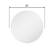 Angle. LOVMOR - 32 x 32 Inches Round Tempered Glass LED Bathroom Mirror with Anti-Fog & 3-Color Dimmable Lighting - Silver.