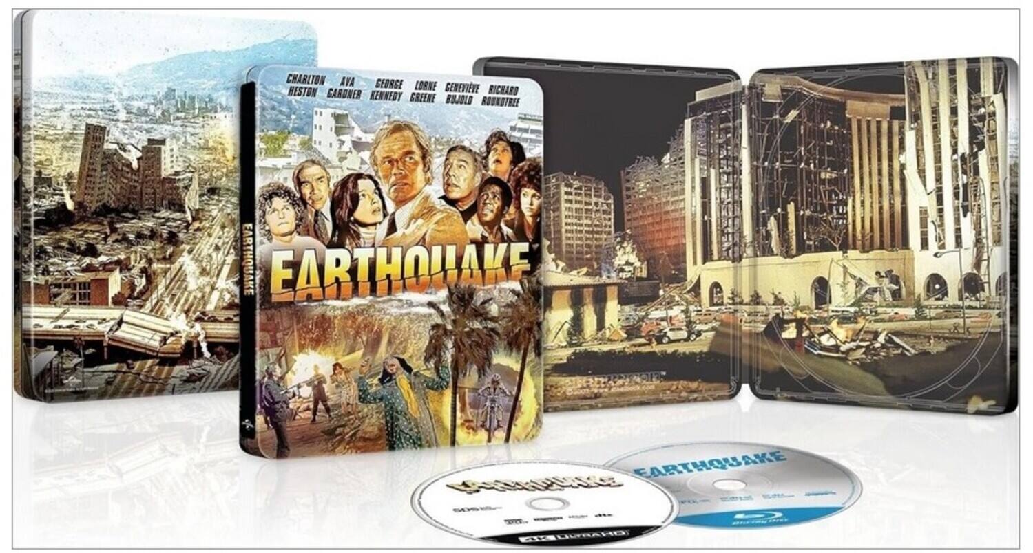 Earthquake (Steelbook)   - 4K Blu-Ray [4K Ultra HD Blu-ray]