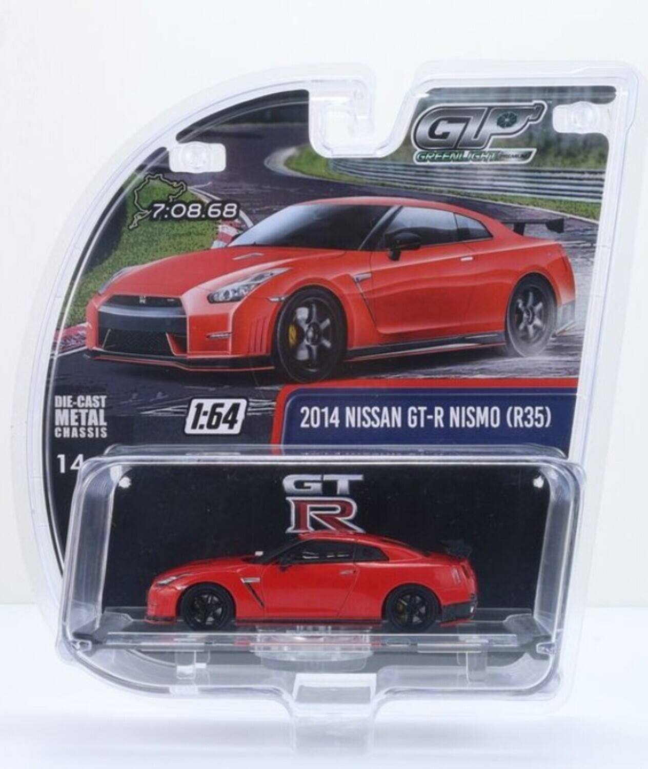 PopMarket - 1:64 2014 Nissan GT-R NISMO (R35) Red Die-Cast Car - COLLECTIBLES - Multicolor