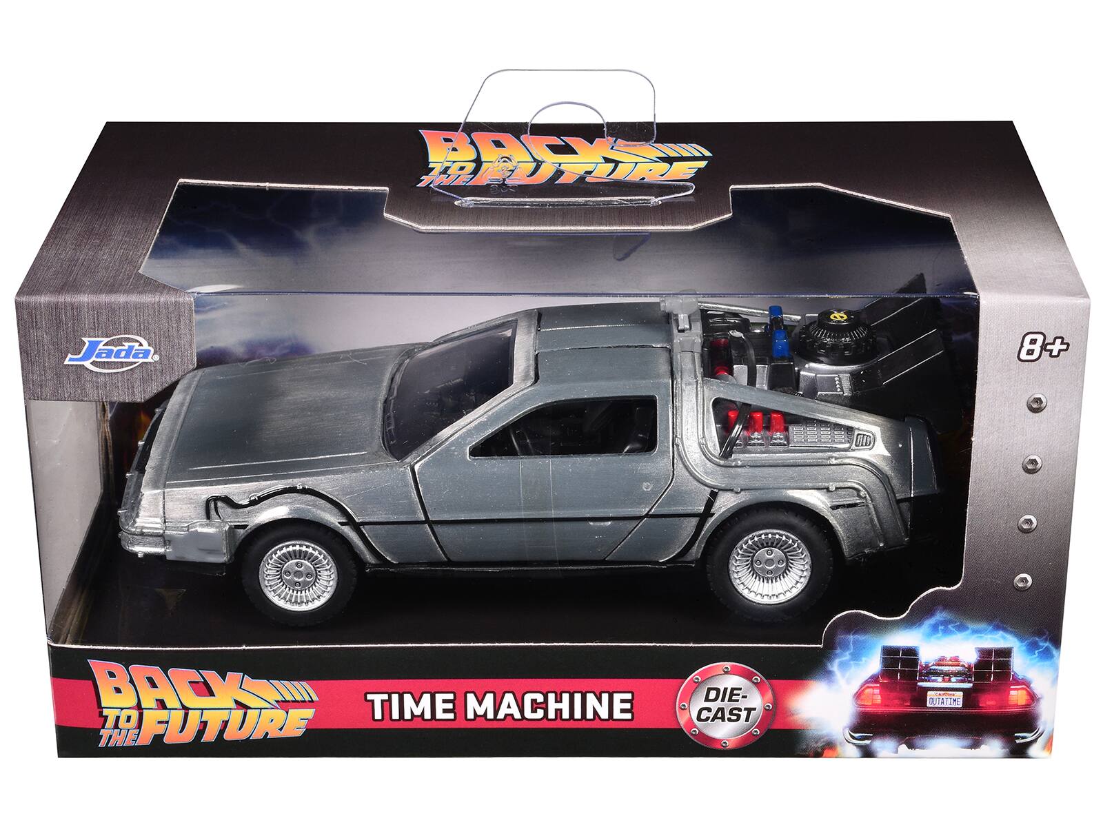 BACK TO THE FUTURE  
Jada  
8+  
HD  
BACK TO THE FUTURE  
TIME MACHINE  
DIE-CAST  
OUTATIME