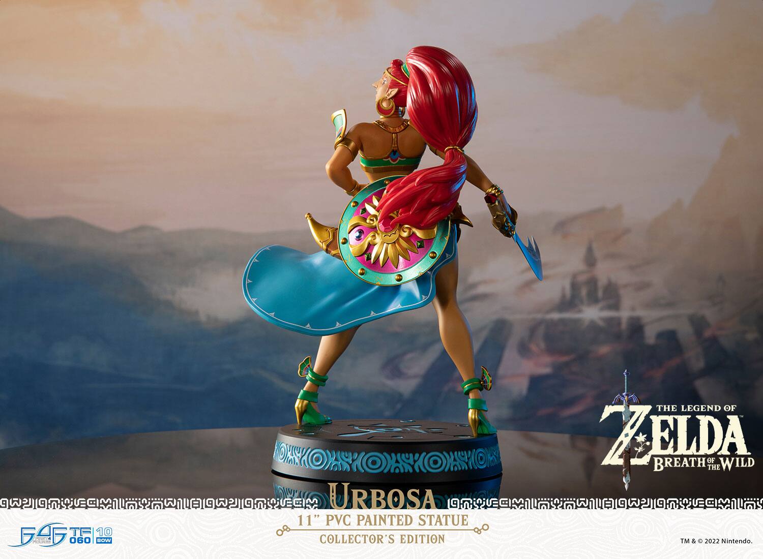 URBOSA 11" PVC PAINTED STATUE  
COLLECTOR'S EDITION  
THE LEGEND OF ZELDA: BREATH OF THE WILD  
TM & © 2022 Nintendo  

F4F 10 060 BOW