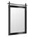 Alt View 7. LOVMOR - Rectangle Framed Wall Bathroom Vanity Mirror Accent Mirror - 24" x 36" - Black.
