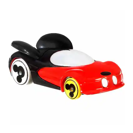 Front. Disney - Disney Hot Wheels Character Car | Mickey Mouse - Red.