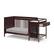 Alt View 12. Graco - Fable 4-in-1 Convertible Crib and Changer - Espresso.