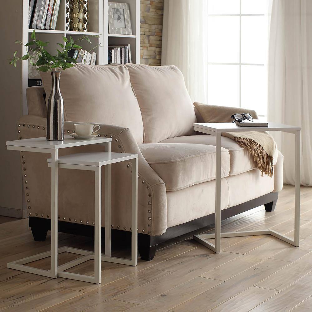 Carolina Chair & Table Addison Nesting Table Set White - Best Buy